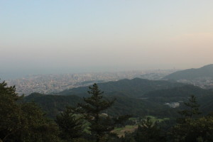 Found a cache at the top of a hiking trail which gives this beautiful view of Kobe.